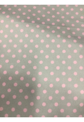 Satin - POIS GRIGIO-LILLA