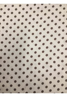 Satin - POIS BEIGE-MARRONE