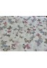 Tela Stampata Butterfly puro cotone cm. 280 - Celeste/Rosa