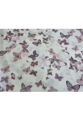 Tela Stampata Butterfly puro cotone cm. 280 - Rosa